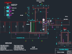 File cad bản vẽ trạm bơm máy 700m3 trên giờ trục đứng