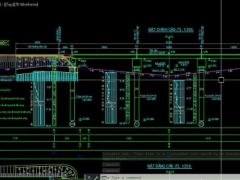 File cad cầu bản lắp ghép l=3x15m có xà mũ trực tiếp trên cọc – shinxo