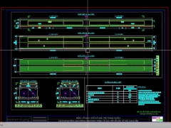 File cad dầm bản rỗng 15m