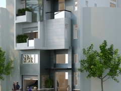 File cad đầy đủ bản vẽ kỹ thuật thi công, triển khai đầy đủ nội thất căn hộ phố 7.4x11m 5 tầng