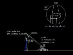 File cad file cad giải pháp thi công lắp đặt kết cấu thép