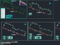 File cad file cad thi công vùng lõi ban chỉ huy quân sự