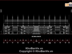File cad kết cấu thiết kế sân vận động