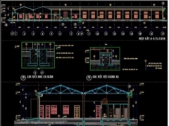 File CAD kiến trúc nhà xe chuyên dụng nhà xe cứu hỏa .. tại sân bay hoặc các cơ quan