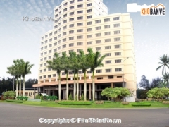 File cad kiến trúc thiết kế khách sạn DIAMOND (MĐ, MBTT, MĐ)