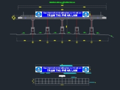 File cad mẫu thiết kế trạm thu phí đường cao tốc đà nẵng quảng ngãi