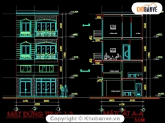 File CAD một số mẫu nhà phố và mẫu biệt thự sưu tầm