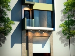 File cad nhà ở 3 tầng kích thước thiết kế 5x16m đang thi công tại thành phố nha trang
