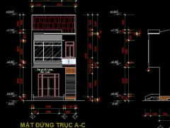 10 Mẫu nhà 2 tầng 3 phòng ngủ 5x15 có bản vẽ chi tiết T10/2022