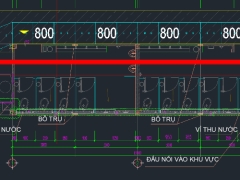 File cad nhà vệ sinh công cộng (Kiến trúc- kết cấu- điện nước)