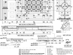 File cad nội thất căn hộ bason 120m2