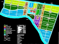 File CAD quy hoạch đất giao thông KCN Hậu giang