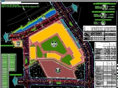 File CAD Quy hoạch tổng thể Khu nhà ở Đông Á quận 7 TP HCM