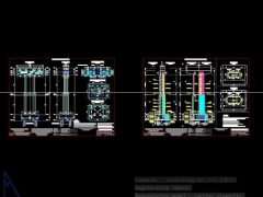 File cad thi công cầu dầm i l=3x15m b=9,5m