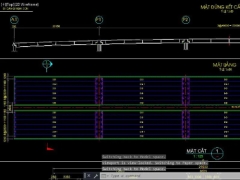File cad thi công cầu dầm super t l=39,15+3×40+39,15m b=29m