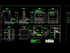 File cad thi công cầu vòm bản một nhịp (l=34.7m, b=7.5m)