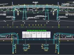 File cad thiết kế cầu dầm I 3 nhịp L= 6+12+6m khổ cầu 6m