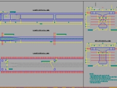 File cad thiết kế cấu tạo dầm cầu T24m