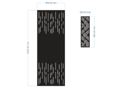 File cad thiết kế cnc vách cổng dxf đẹp