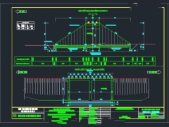 File cad thiết kế cống hộp 2x5x5m khổ cống B=3.5m 