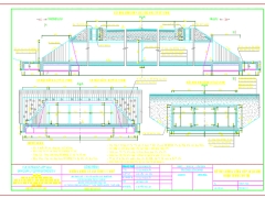 File cad thiết kế cống hộp xiêng 2x(3x3)(Mặt bằng+Dự Toán+Chi tiết+Bình Độ)