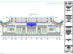 File cad thiết kế đình chùa nhà thờ 19.3x15.3m (kiến trúc).