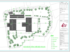 File cad thiết kế dình chùa nhà thờ họ 14x8.3 (kiến trúc+kết cấu+điện nước)