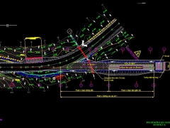 File cad thiết kế đường cứu nạn trên tuyến quốc lộ 19