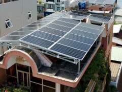 File cad thiết kế hệ thống điện tấm pin năng lượng mặt trời cho nhà mái tôn công suất 9,48 kwp