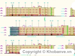 File cad thiết kế hotel elevation