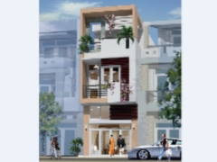 File cad thiết kế nhà phố 3 tầng kích thước 5x14.5m gồm (kiến trúc, kết cấu móng, điện nước)