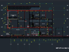 File cad thiết kế nhà phố 3 tầng kích thước 6.2x25.8m