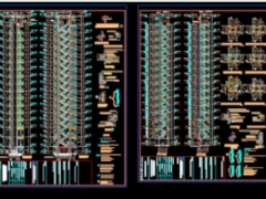 File cad thiết kế tòa nhà chung cư