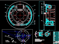 File cad tổng cụm cầu sau cho xe download có trọng lượng toàn bộ từ 12 tấn trở lên