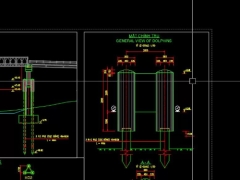 File cad trụ hướng dòng