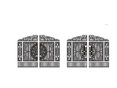 File cnc 2 thiết kế cổng 2 cánh mới nhất