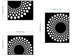 File cnc 3 thiết kế kích thước giếng trời