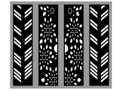 File cnc cắt cổng 4 cánh  đặc biệt