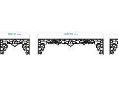 File cnc cửa võng 3 kích thước