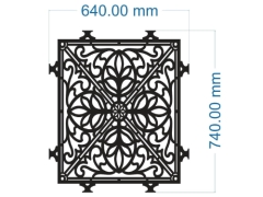 File cnc hàng rào mới phong cách