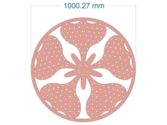 File cnc hoa 4 cánh thiết kế độc đáo đẹp mắt