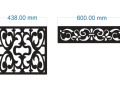 File cnc hoa văn cổng file cad đẹp dxf