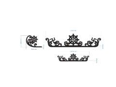 File cnc hoa văn mái đình làng