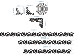 File cnc hoa văn mái kính bản vẽ chuẩn đẹp