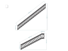 File cnc lan can cầu thang thiết kế đẹp nhất 2 kích thước thiết kế