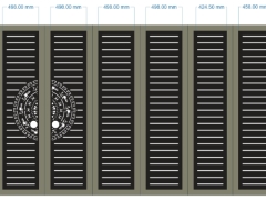 File cnc thiết kế cổng 6 cánh trống đồng đơn giản