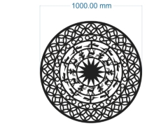File cnc thiết kế trống đồng file cad đẹp