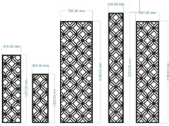 File cnc vách ngăn thiết kế đẹp 5 kích thước thiết kế