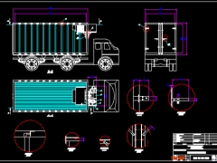 File đồ án bản vẽ thùng bảo ôn cho ô tô lạnh