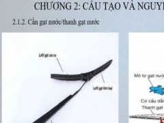File đồ án tốt nghiệp mô phỏng hệ thống gạt mưa rửa kính trên xe corolla altis 2021
